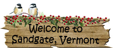 winter welcome sign 